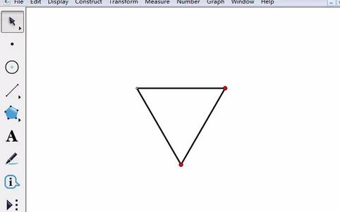几何画板怎样制作三星状图形?