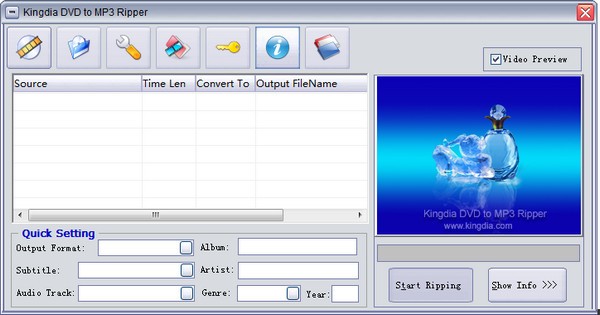 Kingdia DVD to MP3 Ripper0