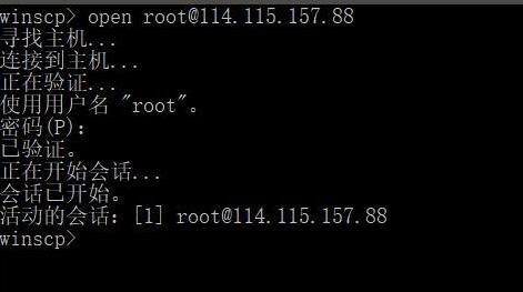 winscp命令行界面在哪打开