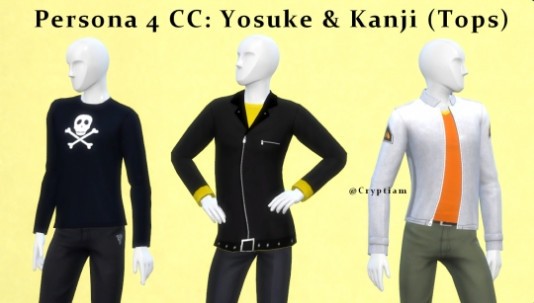 模拟人生4女神异闻录4上装包MOD1