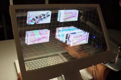很好很强大 微软透明虚拟3D桌面展现科技魅力