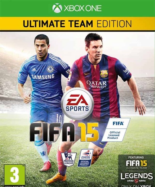 FIFA 15封面图赏:阿扎尔首登与梅西争锋