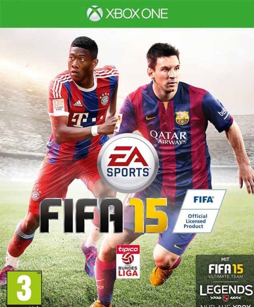 FIFA 15封面图赏:阿扎尔首登与梅西争锋