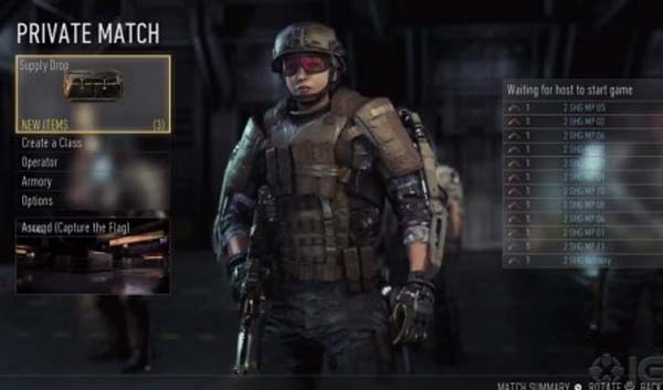 使命召唤11:高级战争多人模式“击杀确认”演示 有妹子战无不胜!