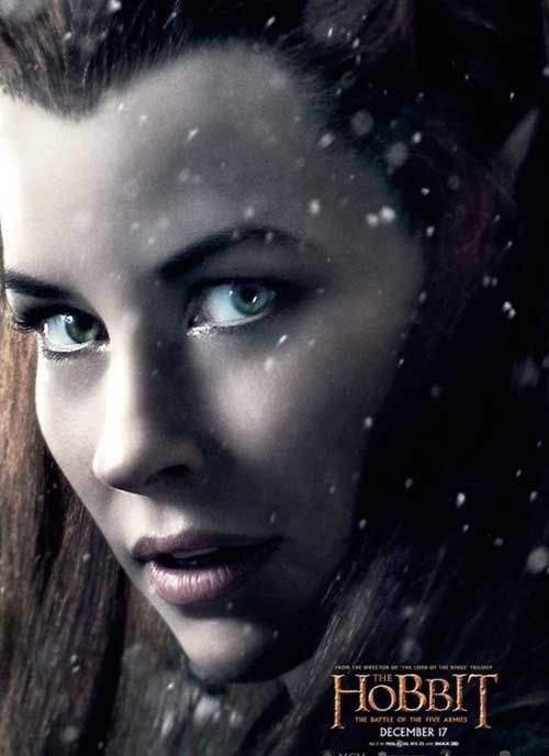 霍比特人3角色海报放出 精灵王瑟兰迪尔神情严肃
