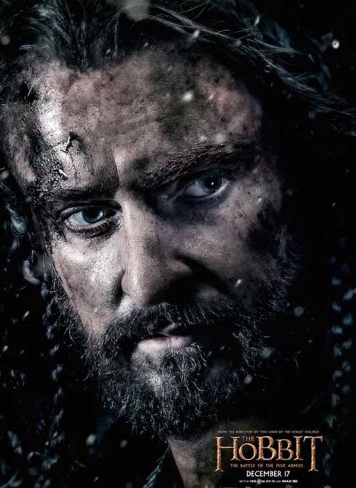 霍比特人3角色海报放出 精灵王瑟兰迪尔神情严肃