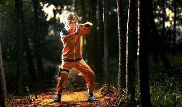 李洛克很萌 火影忍者主角COSPLAY