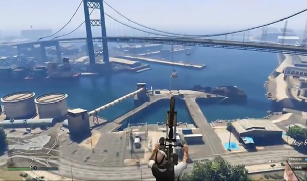 只需一条坡道!侠盗飞车OL单车变飞行器越洋跨海