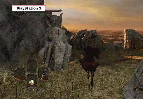 《黑暗之魂2:原罪学者》PS3PS4以及PC版本的画面对比