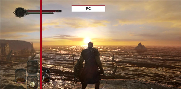 《黑暗之魂2:原罪学者》PS3PS4以及PC版本的画面对比