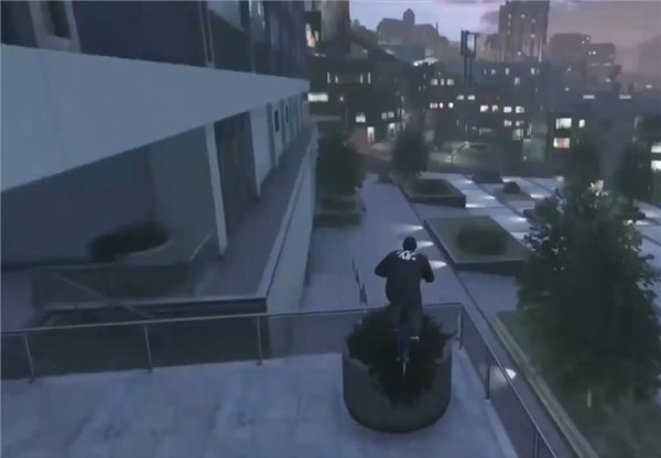 《侠盗猎车手5（GTA5）》单车特技视频 游戏的另类玩法