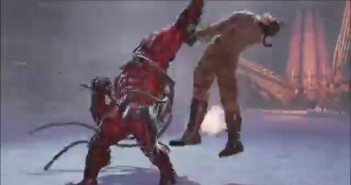 《铁拳7》Gigas现身 浑身插管红色魔