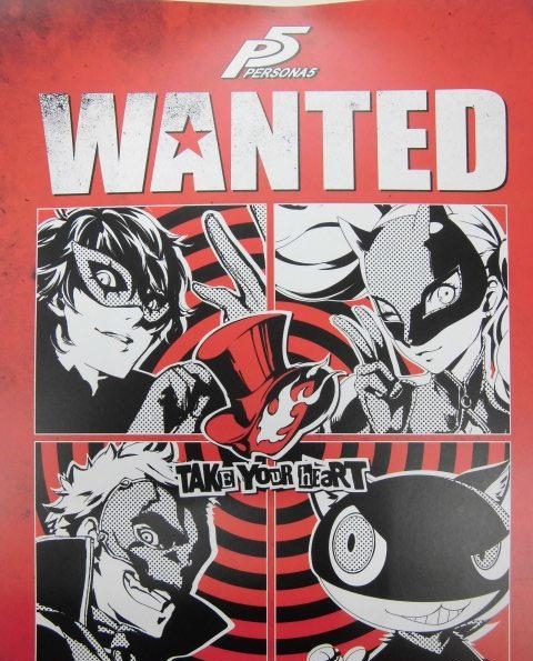 《女神异闻录5》海报曝光:追捕幻贼党