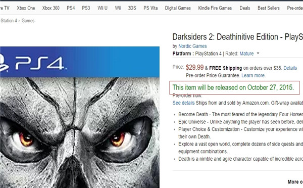 《暗黑血统2:终极版》发售日确定10月27日