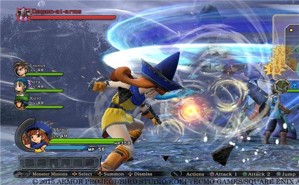 《勇者斗恶龙:英雄》美版最新截图曝光:战斗系统吊炸天