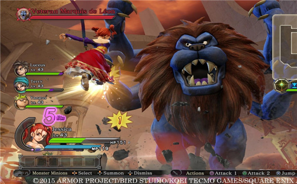 《勇者斗恶龙:英雄》美版最新截图曝光:战斗系统吊炸天