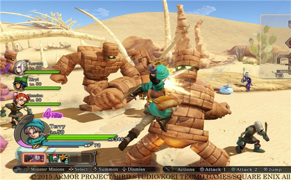 《勇者斗恶龙:英雄》美版最新截图曝光:战斗系统吊炸天