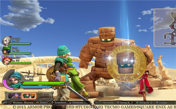 《勇者斗恶龙:英雄》美版最新截图曝光:战斗系统吊炸天