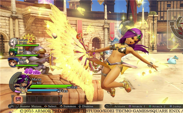 《勇者斗恶龙:英雄》美版最新截图曝光:战斗系统吊炸天