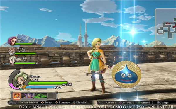 《勇者斗恶龙:英雄》美版最新截图曝光:战斗系统吊炸天