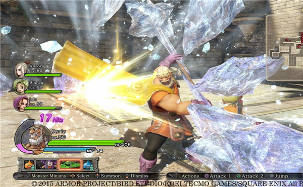 《勇者斗恶龙:英雄》美版最新截图曝光:战斗系统吊炸天