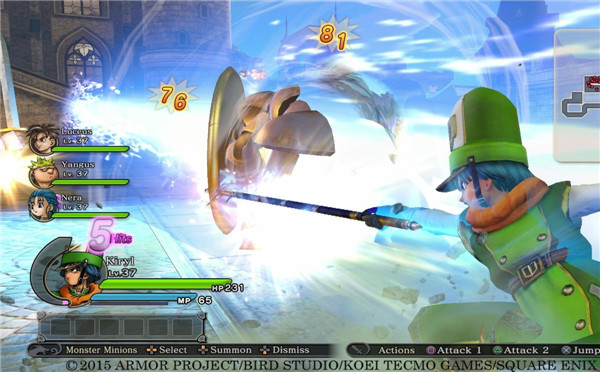 《勇者斗恶龙:英雄》美版最新截图曝光:战斗系统吊炸天