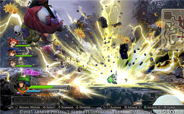 《勇者斗恶龙:英雄》美版最新截图曝光:战斗系统吊炸天