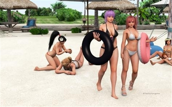 《死或生:沙滩排球3》9位角色概念图少衣示人 丰乳翘臀！