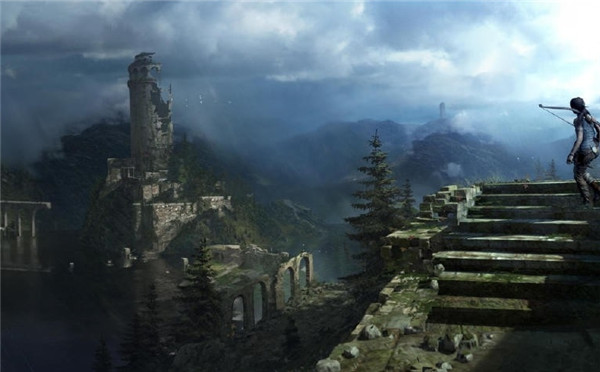 《古墓丽影:崛起》最新原画曝光 劳拉不惧酷暑和严寒