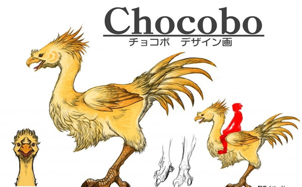 《最终幻想15》最新截图及原画公布 陆行鸟超可爱!