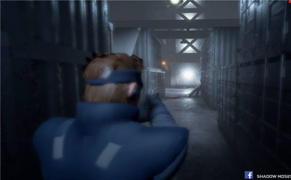 虚幻4重制《合金装备》蛇叔现身啦!