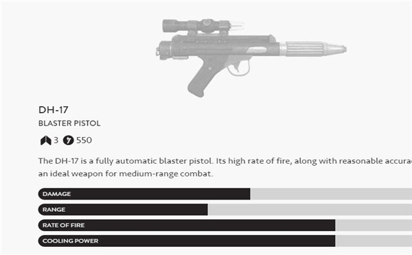 《星球大战:前线》爆能枪数据及六大英雄技能曝光!