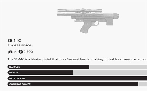 《星球大战:前线》爆能枪数据及六大英雄技能曝光!