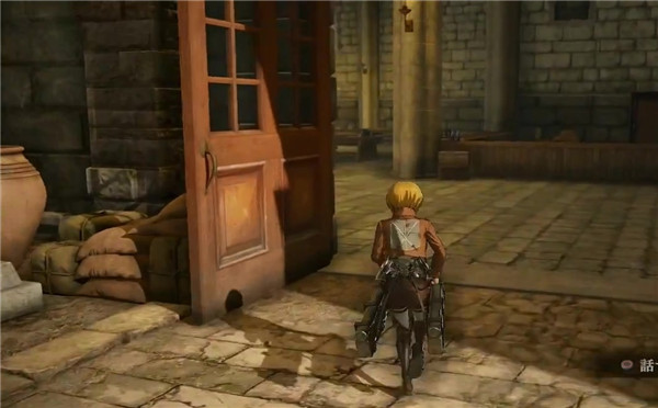 《进击的巨人》实机演示;被割杀的巨人血液喷射!