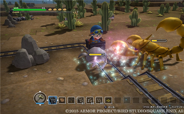 《勇者斗恶龙:建造者》最新截图:开矿车探索第三大陆