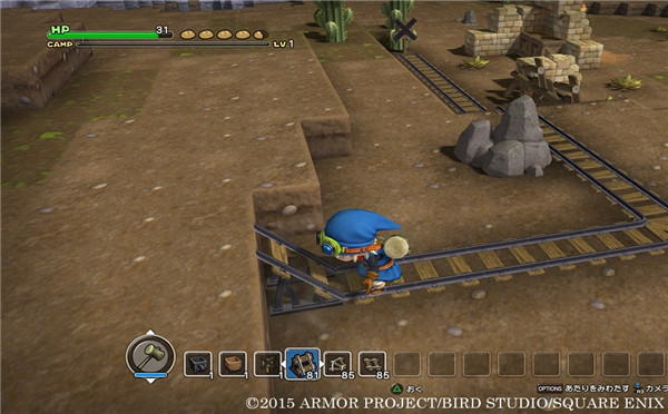 《勇者斗恶龙:建造者》最新截图:开矿车探索第三大陆