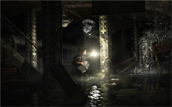 《沉没之城》原画及截图公布 灵感来自克苏鲁神话