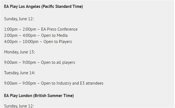 EA游戏展6月12日正式开始 《泰坦陨落2》铁定参展