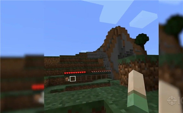 VR版《我的世界》搬石块演示 长时间玩会晕哦