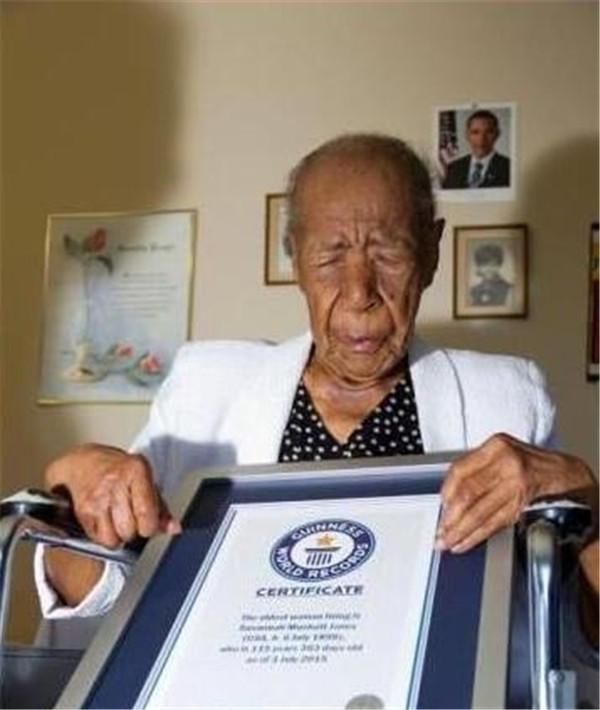 吉尼斯纪录世界最长寿老人苏珊娜·琼斯逝世