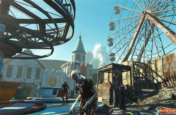 《辐射4》DLC核子世界地图 巨大游乐园遍布不法之徒