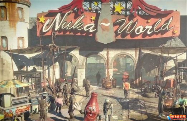 《辐射4》DLC核子世界地图 巨大游乐园遍布不法之徒