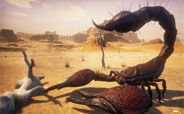 《流放者柯南》最新动物截图 史前巨大蝎子吓死人!