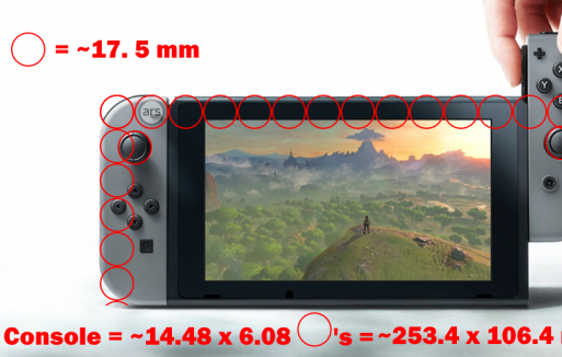 任天堂Switch尺寸详参 掌机玩家快来围观