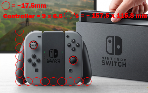 任天堂Switch尺寸详参 掌机玩家快来围观