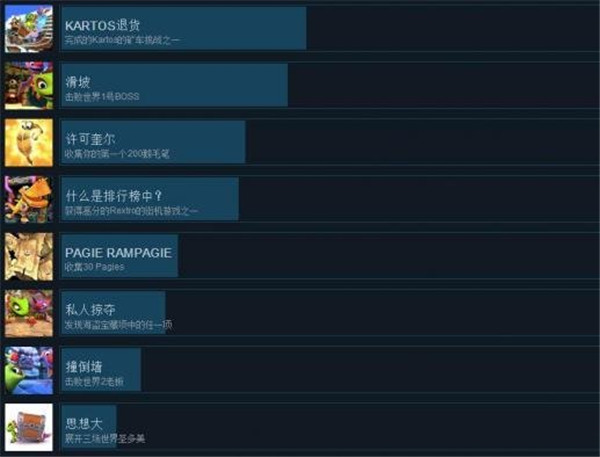 尤卡莱莉大冒险中文全成就达成条件表2