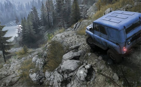 旋转轮胎:泥泞奔驰