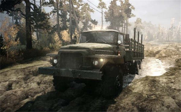 旋转轮胎:泥泞奔驰