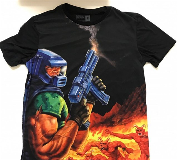 《毁灭战士》93版毁灭战士T恤衫火了 创始人干起了拍卖行