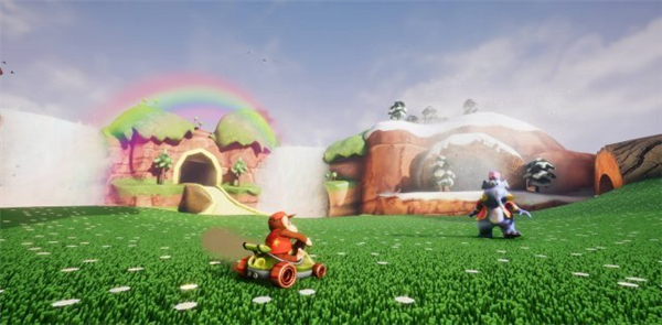 《迪迪金刚赛车》虚幻引擎4自制版截图曝光 梦幻效果抢先体验